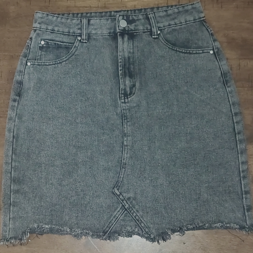 Boohoo Tall Denim Skirt